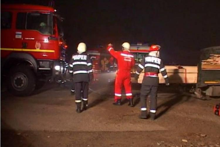 O familie din Cluj implicată într-un accident în Bistrița