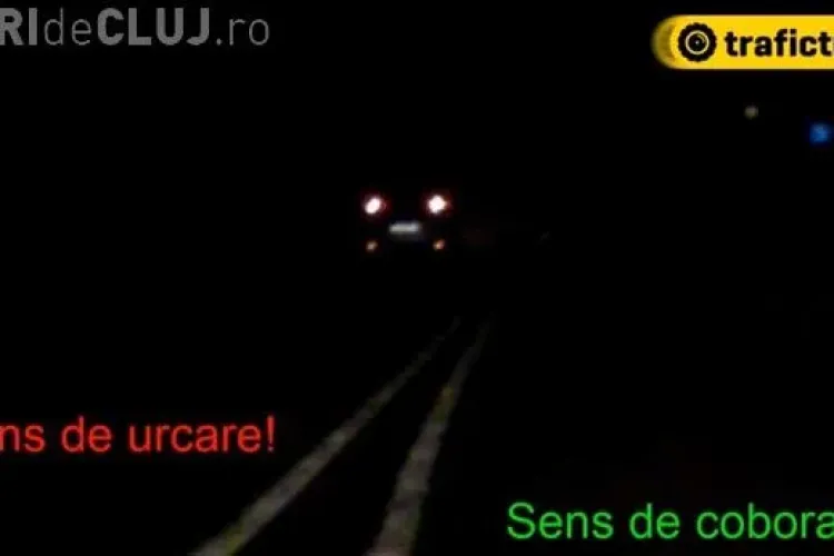 Un șofer clujean a făcut ȘOC în trafic când a văzut ACEASTĂ scenă! Se putea produce un accident GRAV - VIDEO