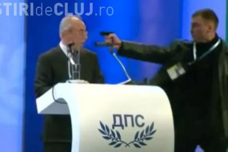 VIDEO ŞOCANT! Tentativă de asasinat în Bulgaria. Pistolul s-a blocat