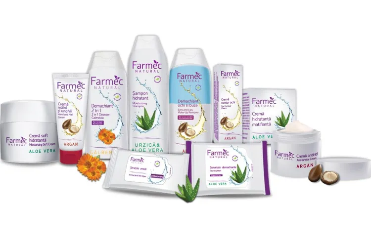 Gălbenelele, Arganul şi Aloe Vera - vedetele noii game Farmec Natural