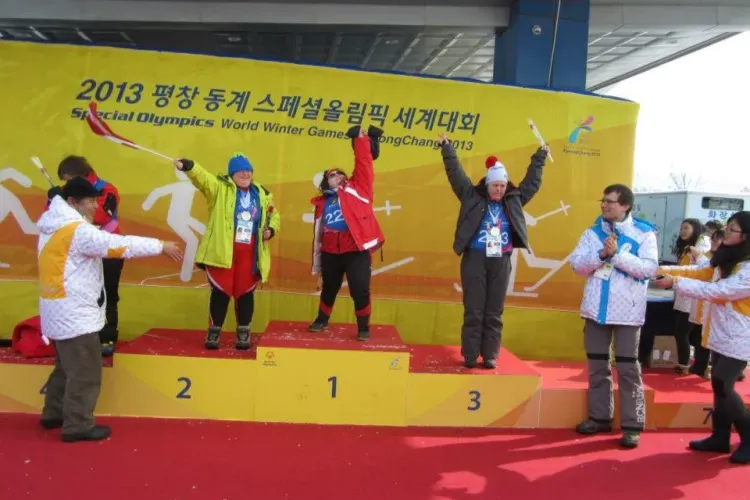 O clujeancă cu sindrom down a câștigat locul 3 la Olimpiada Specială de Iarnă din Coreea