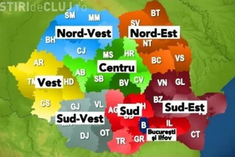 Clujul va fi CAPITALĂ în urma REGIONALIZĂRII! Ce prevede proiectul de regionalizare