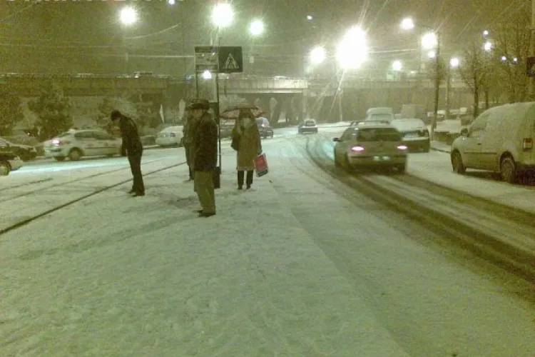 Ninsori şi viscol la CLUJ. Cum arată PROGNOZA meteorologilor