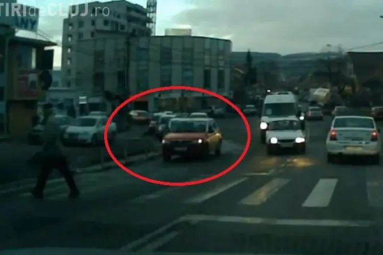 Taximetrist mitocan: Parchează în ”buza” trecerii de pietoni lângă Autogara Beta - VIDEO