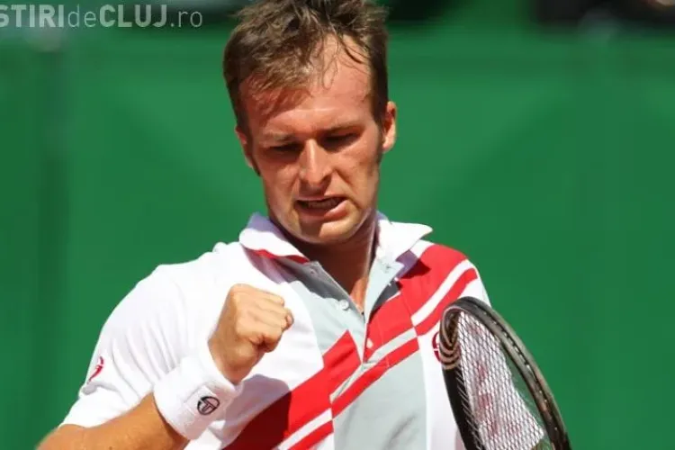 CUPA DAVIS la Cluj. Adrian Ungur a câștigat al doilea meci cu danezul Martin Pedersen