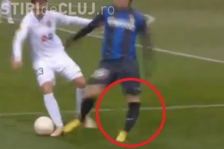 Diego Milito, accidentare HOROR în meciul cu CFR Cluj - VIDEO