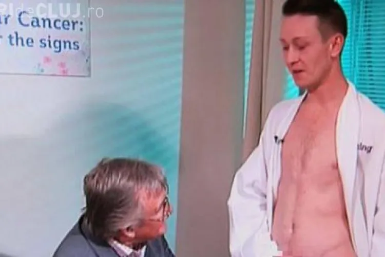 Sute de mii de telespectatori l-au văzut la matinal dezbrăcat - FOTO