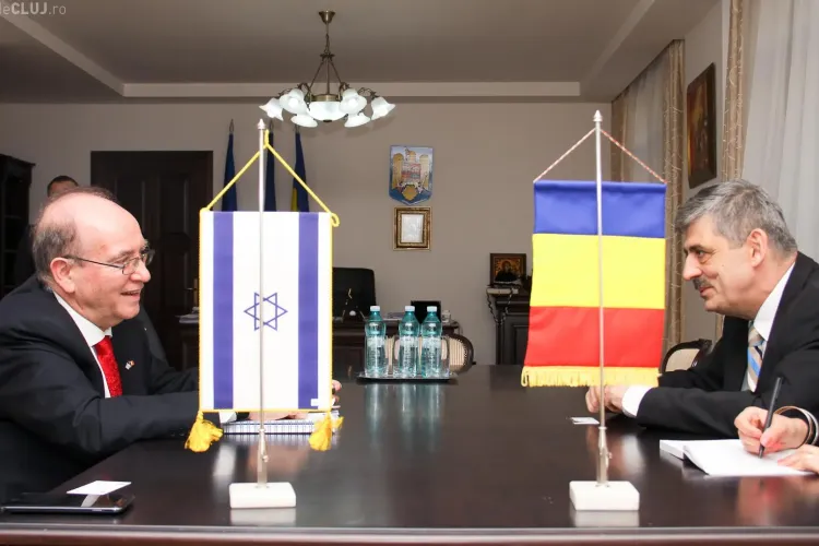 Ambasadorul Israelului, primit de Horea Uioreanu - FOTO