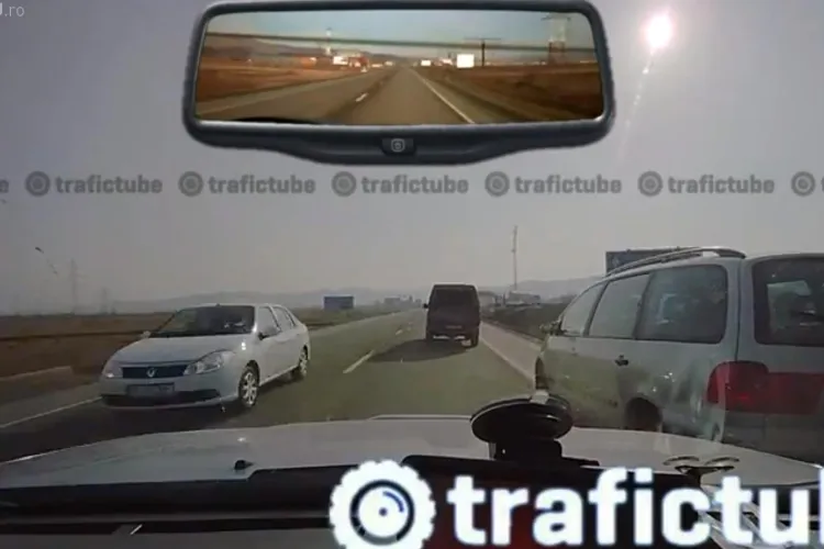 Depășire pe dreapta, CRIMINALĂ, între Gilău și Florești - VIDEO