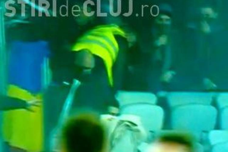 Amenzi în scandalul de la meciul ”U” Cluj-Steaua. Vezi ce sancțiuni a aplicat Jandarmeria
