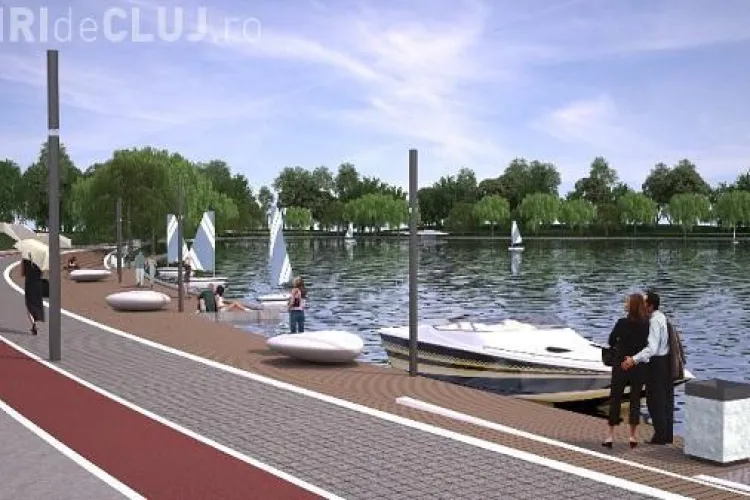 Sens giratoriu la Iulius Mall Cluj. Firma va fi obligată de Primărie să amenajeze lacul din Gheorgheni, dacă vrea să se extindă