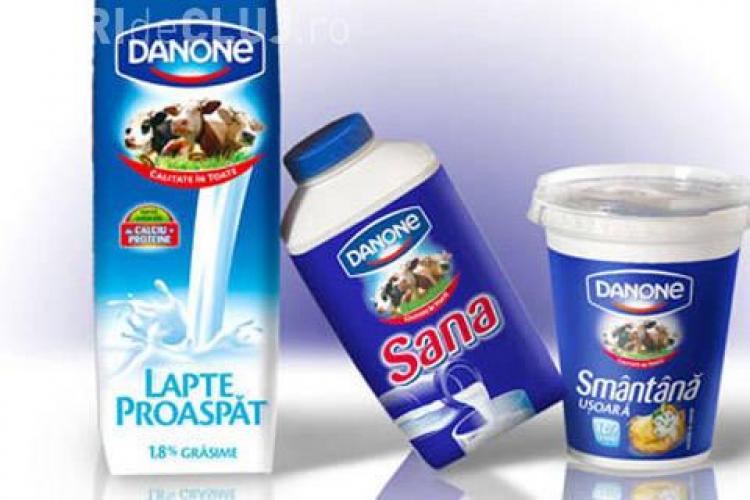 Lista cu produsele retrase de Danone pentru că ar putea conține urme de lapte contaminat