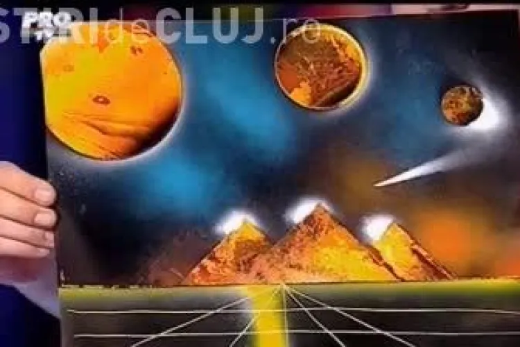 Românii au talent. Un clujean a făcut o pictură spațială - VIDEO