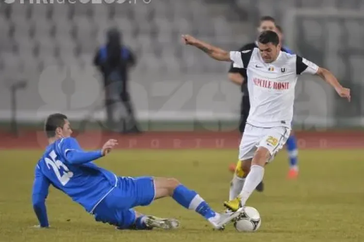 U Cluj - CS Turnu Severin 1-0! REZUMAT VIDEO - Ganea obține prima victorie
