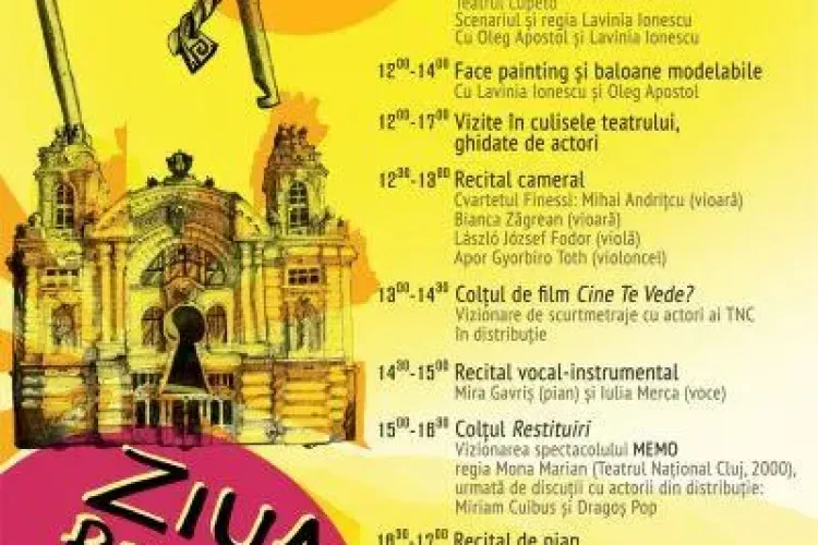 Ziua porților deschise la Teatrul Național din Cluj-Napoca. Vezi aici programul