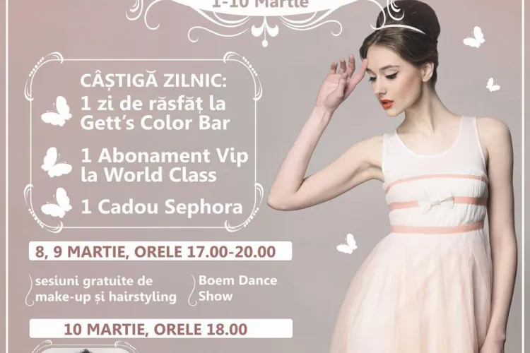 Concert Smiley și fashion show la Iulius Mall Cluj, de Ziua Femeii