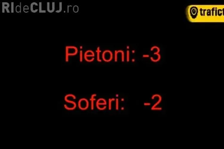 Cine sunt mai INDISCIPLINAȚI: Șoferii sau pietonii din Cluj-Napoca? VEZI un film care dezbate problema - VIDEO