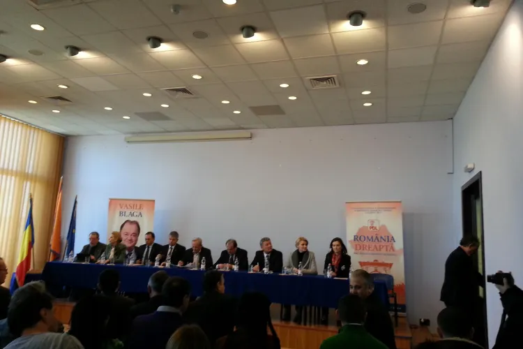 Vasile Blaga e la Cluj, dar Emil Boc a plecat din oraș! Blaga: PDL trebuie să fie braţul politic al clasei de mijloc