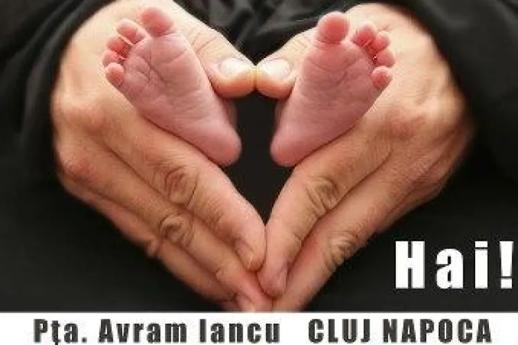 Marş împotriva avortului organizat la Cluj-Napoca de asociațiile creștine - Marșul Pro-Vita