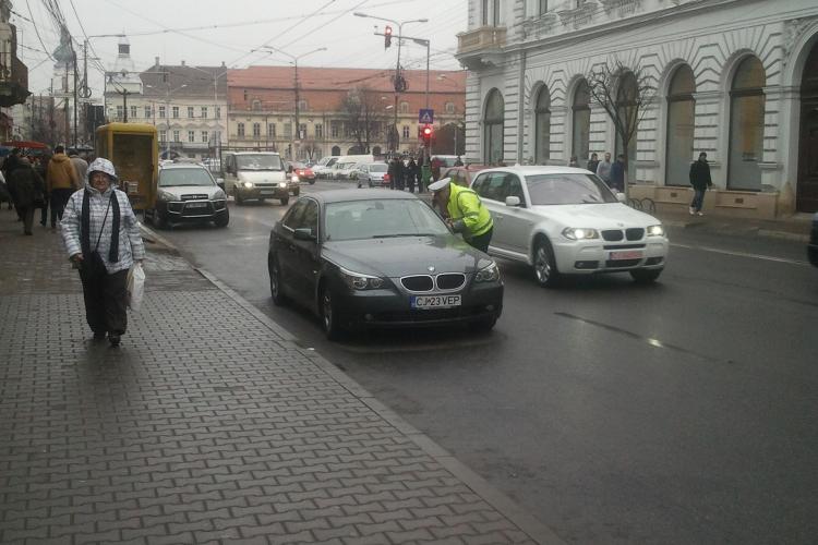 Poliția a locală a trecut la amendat BMW -uri pe Memorandumului! Într-un FINAL se iau măsuri - FOTO