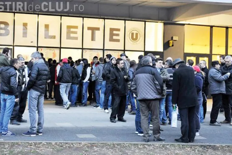 Suporterii U Cluj cumpără bilete de solidaritate cu echipa ADORATĂ