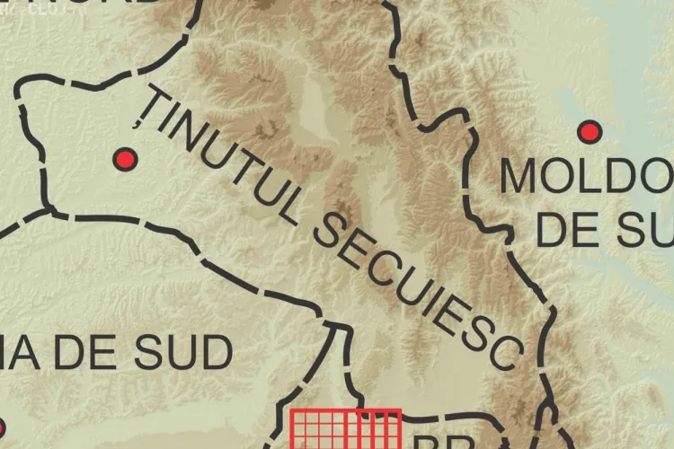 Harta REGIONALIZĂRII României, conform PPMT. Ținutul Secuiesc e rupt de TRANSILVANIA - VEZI HARTA