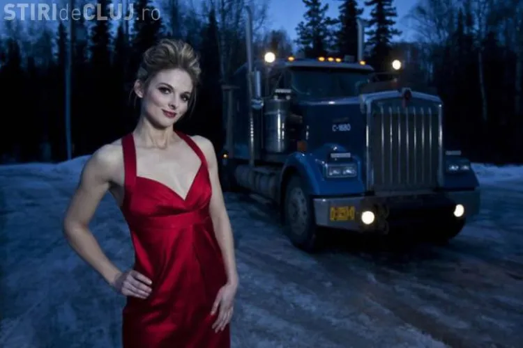Ea e cea mai sexy şoferiţă de camion din lume. A devenit vedetă - FOTO