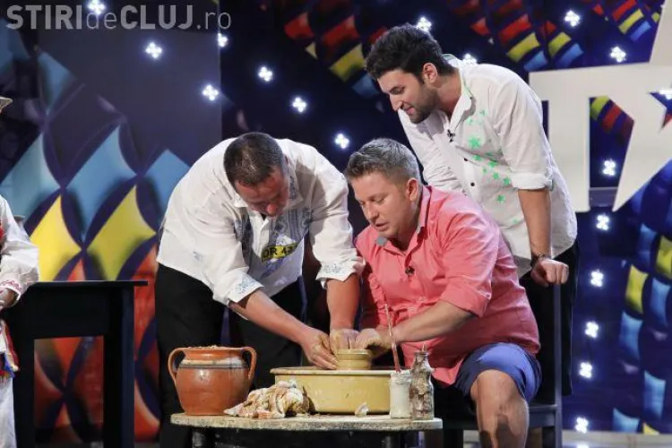 ROMÂNII AU TALENT: Smiley și Bartoș se apucă de dansuri populare și de olărit FOTO