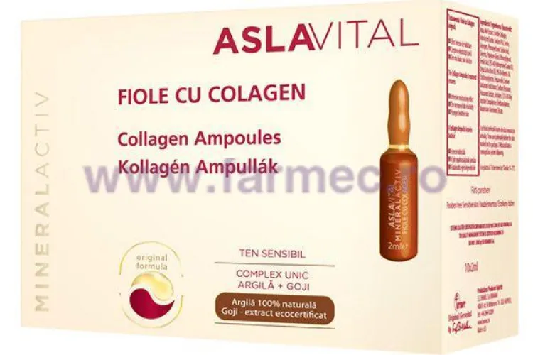 Fermitate și tonifiere cu noile Fiole cu Colagen de la ASLAVITAL Mineralactiv!(P)