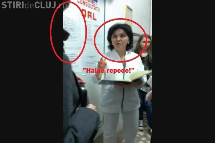 Asistentă ”şpăgară” la ambulatorul ORL al Spitalului de Copii Cluj, de pe strada Moţilor. Cere ”cotizație” de 10 lei - VIDEO