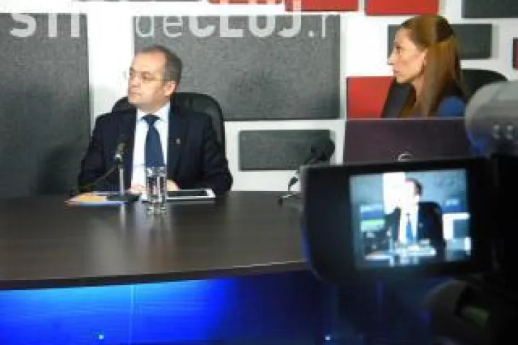 Primarul Emil Boc a vorbit la Știri de Cluj LIVE despre asfaltări, locuințe ANL și investițiile din 2013