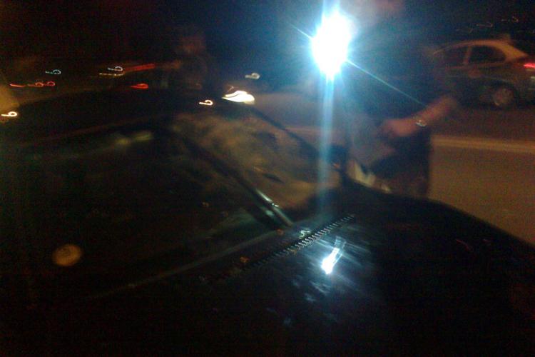 Accident la Podul N, în Mănăştur. Un BMW a spulberat o tânără - FOTO