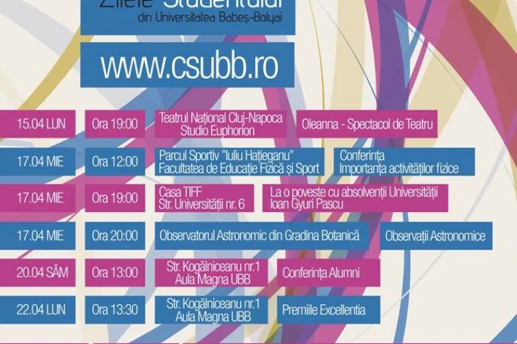 Zilele Studentului din Universitatea Babeș Bolyai 2013