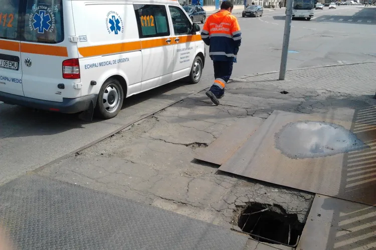 Clujeancă de 83 de ani era să cadă în Someș, prin podul de pe strada Traian. INCREDIBIL ce s-a întâmplat  - FOTO