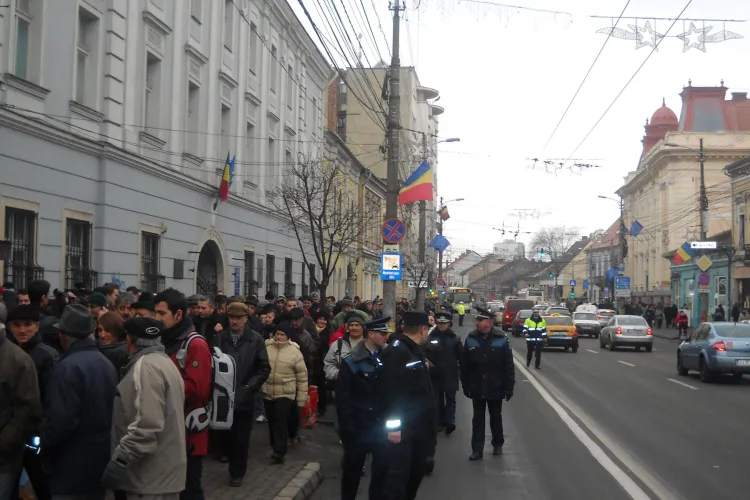 Marș împotriva crematoriului din Mănăștur