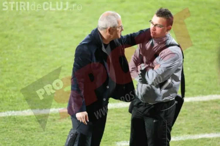 Scandal la meciul Gloria - CFR Cluj! Nae Manea a vrut să bată un jurnalist şi l-a agresat pe ofiţerul de presă