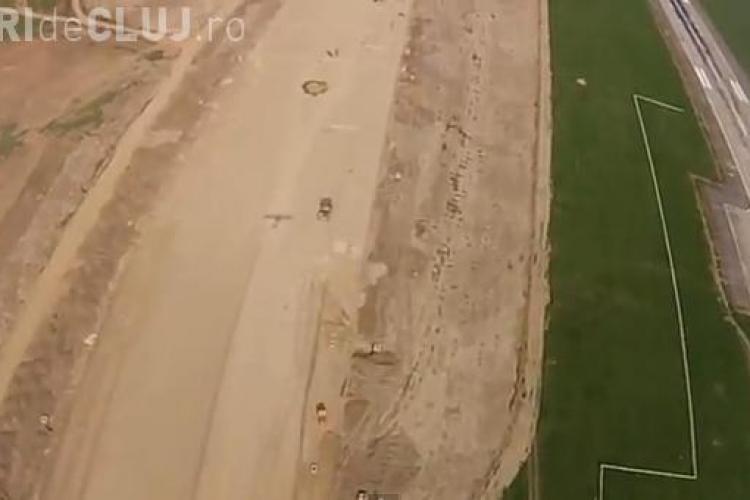 Imagini aeriene cu noua pistă de 2.100 de metri de la Aeroportul Cluj. Care este stadiul proiectului - VIDEO