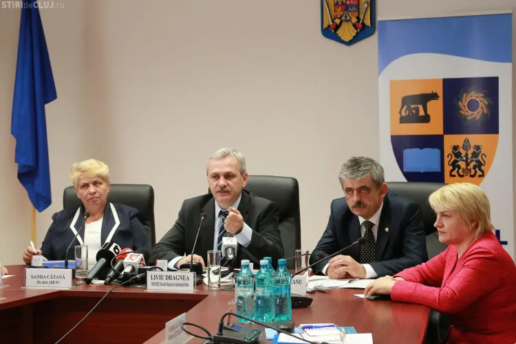 Dragnea la Cluj: Regiunile vor fi înființate în 1 noiembrie. Nu desființăm județele și comunele - FOTO