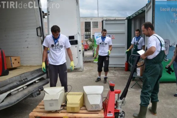 O nouă acţiune de colectare a deşeurilor de echipamente electrice şi electronice la Cluj