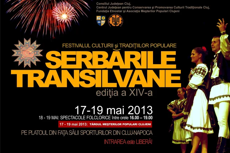 Festivalul "Serbările Transilvane", in 17-19 mai, la Sala Sporturilor din Cluj-Napoca 