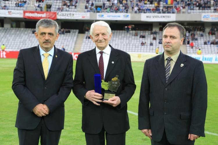 Lordul Remus Câmpeanu a primit pe Cluj Arena titlul de Cetăţean de onoare al judeţului Cluj - FOTO