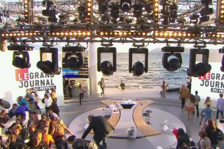 Panică la Cannes. Un individ a intrat cu pistolul în timpul unei emisiuni VIDEO