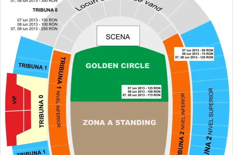 Cea mai mare scenă din România amplasată pe Cluj Arena pentru concertul Deep Purple