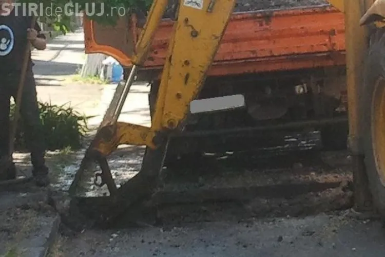 Dorel a spart țeava de gaz de lângă Profi - Polus