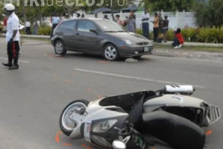 Accident la Capusu Mare. Un cetatean maghiar a lovit un scuter si a fugit de la locul accidentului