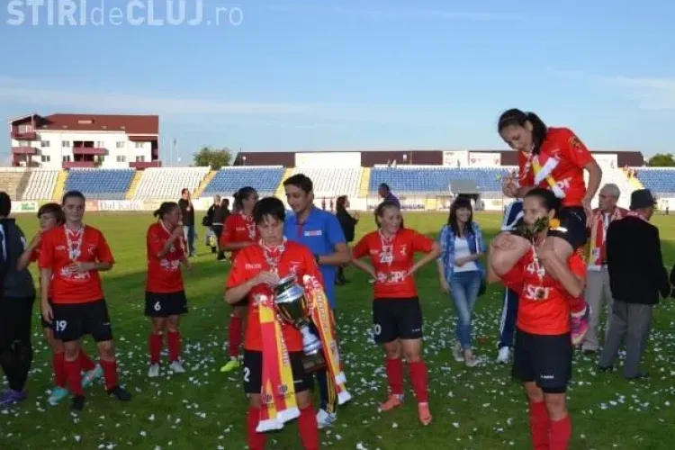 Olimpia Cluj a câștigat și Cupa României la fotbal feminin - FOTO