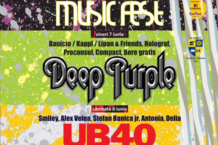 Cum va fi poziționată scena la concertele Deep Purple și UB 40 - VIDEO