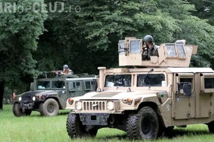 Militarii americani au luat cu asalt Pădurea Bungăr din Cluj - VIDEO