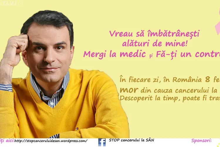 Campanie publică la Cluj ” STOP! Cancerului la SÂN”