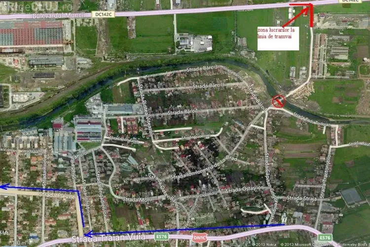 Se închide circulația în Cluj-Napoca. VEZI ZONA afectată 